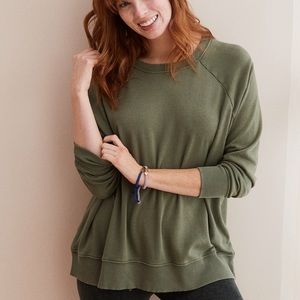 aerie oversized cozy sweatshirt